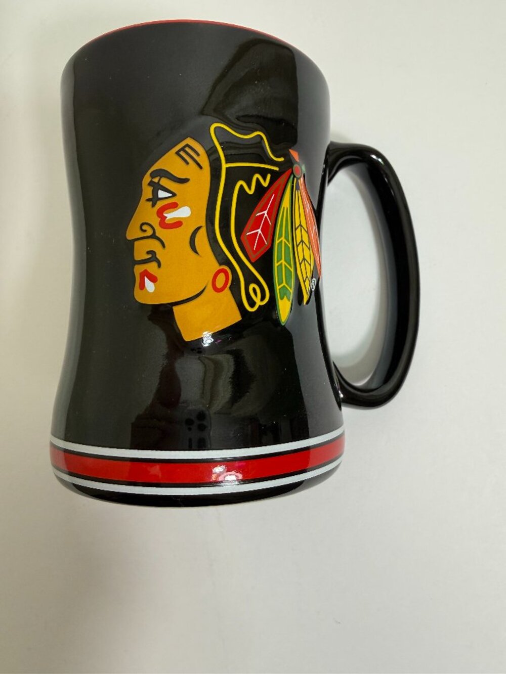 NHL Chicago Blackhawks Coffee Cup Mug Tommy Hawk Hockey